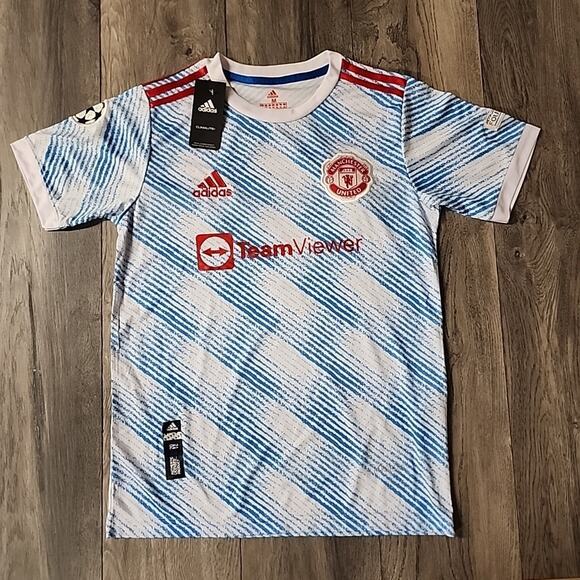 Adidas Manchester United Ronaldo 7 Authentic Away Jersey 2021-2022 Size M NEW - Picture 1 of 7